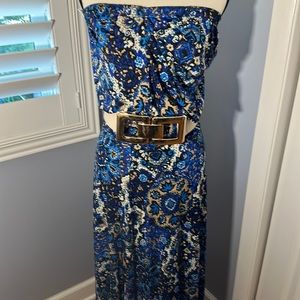 Maxi, strapless dress